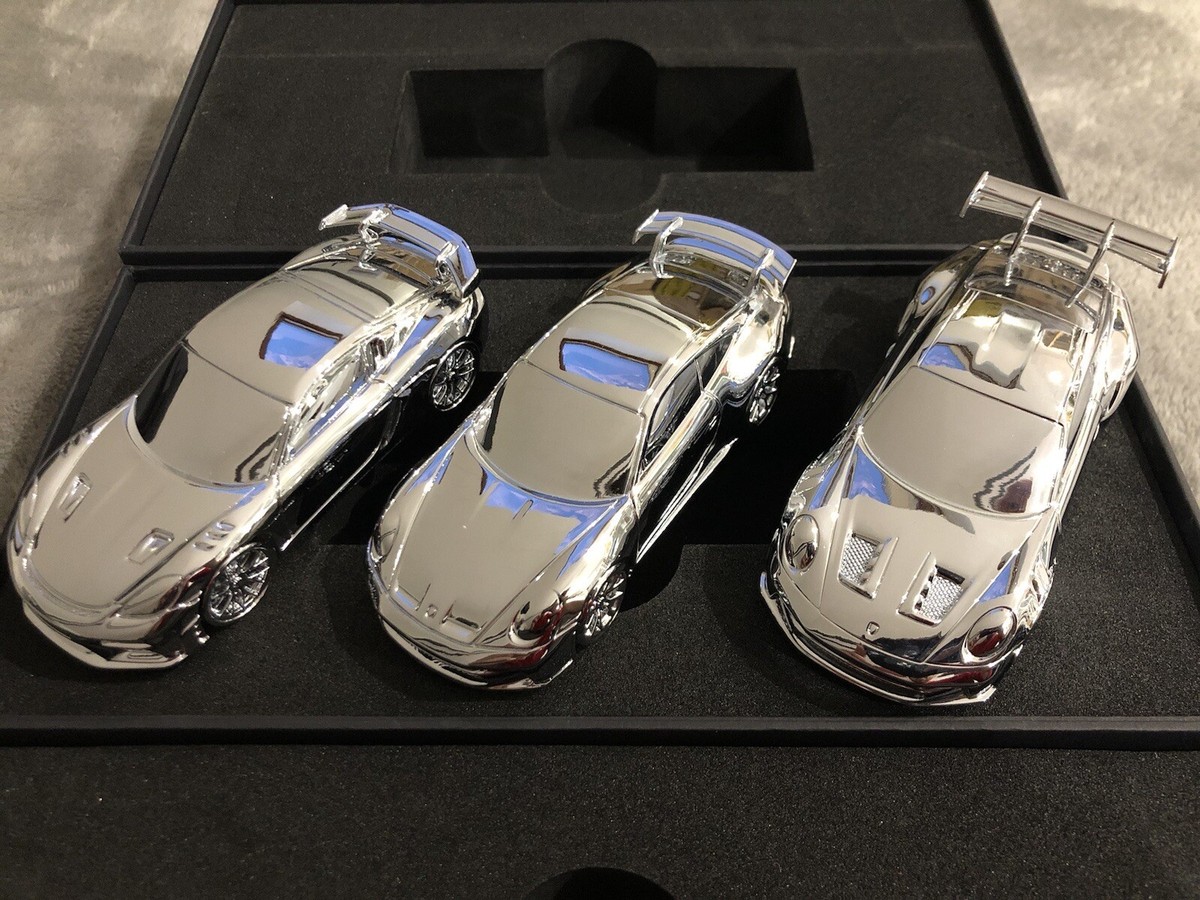 Porsche GT3, GT3 RS, GT4 RS, Chrome Paperweight, Press Paper Porsche GT3, GT3 RS, GT4 RS, Chrome Paperweight, Press Paper