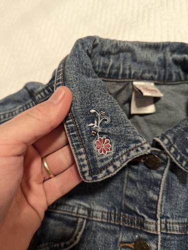 Vintage Disney Embroidered Tinker Bell Denim Jacket Size XL - Picture 7 of 11