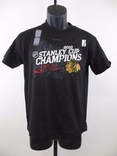 New Chicago Blackhawks 2010 Champs NHL Youth Sizes M-L-XL Reebok Shirt