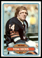 1980 Topps Tom Hicks Chicago Bears #267