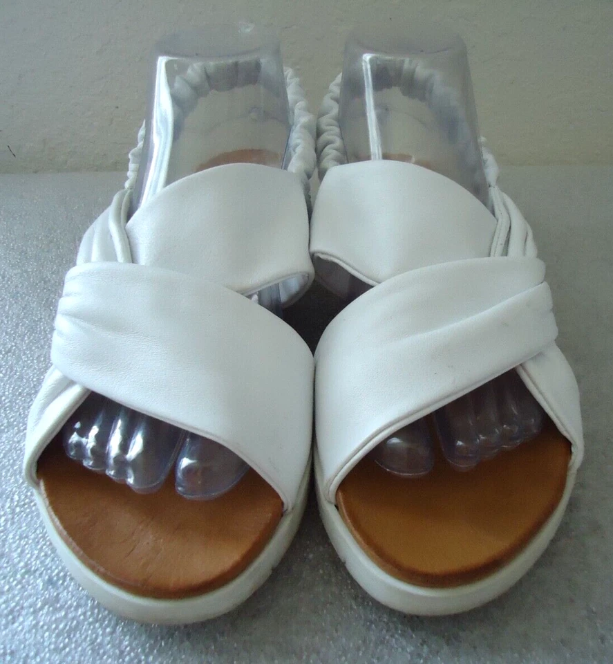 Spring Step Angeline Women's Backstrap Sandal Very Soft Leather White Size-9/40 - Image 4 of 4