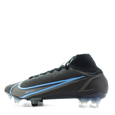 Nike Superfly 8 Elite FG Black Iron Grey Blue Soccer Cleats  display picture 1