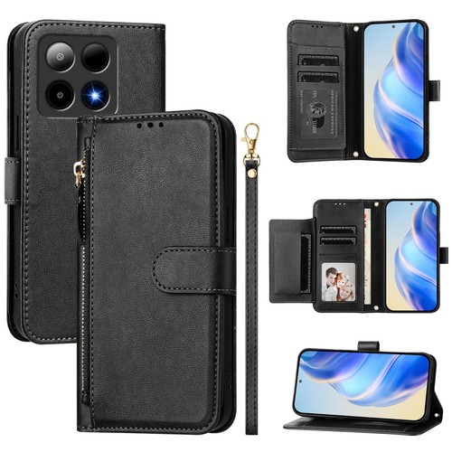 For Boost Summit 5G 2024, Multi-function 7 Card Slots Leather Wallet Case Cover - 第 10/27 張圖片
