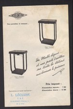 SAINT-BONNET-de-TRONCAIS (03) MEUBLES "MEUBLANTIPAR / L. LECLUSE TSF" Tract 1950