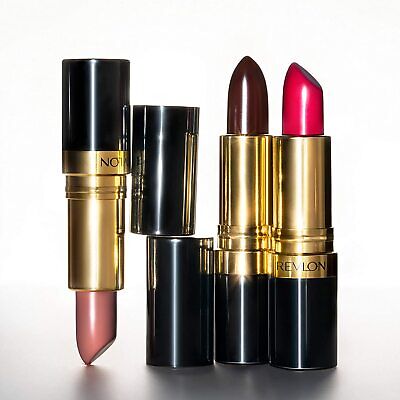 REVLON SUPER LUSTROUS LIPSTICK PINK / BROWN / RED / BURGUNDY / CORAL / NUDE