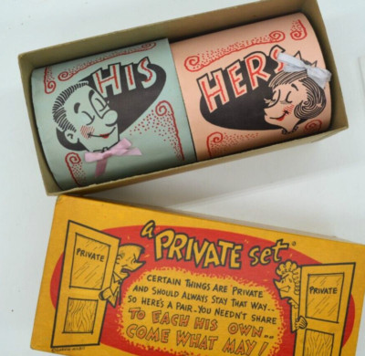 HTF Vintage 1960's Classic PRIVATE SET Adult Novelty Gift - Garvin Milbit Co.