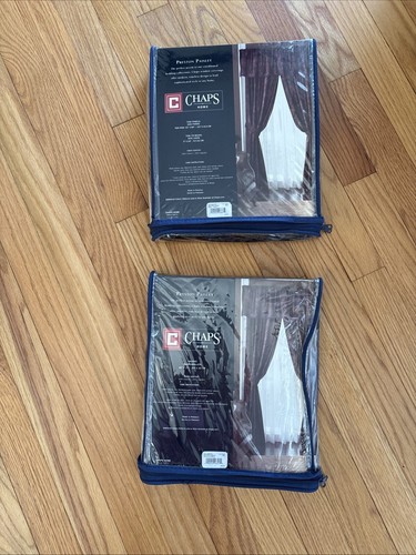 RALPH LAUREN CHAPS PRESTON PAISLEY (2) Panels / Tie Backs & Valance