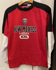 New Mexico UNM Lobos Long Sleeve Shirt Football Youth 2XL