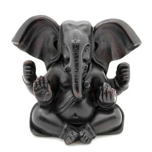 Ganesha Statue 8 3cm Hindu Elefant Gott Dunkel Kunstharz Hochwertig Indianer Ebay