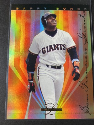 BARRY BONDS ** 1995 Leaf Limited GOLD PRISM FOIL #4 Baseball Card! SF Giants