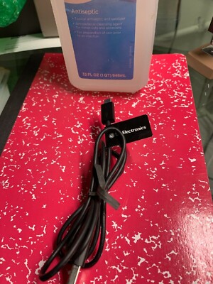 Original LG Micro USB 3ft black data cable used. 