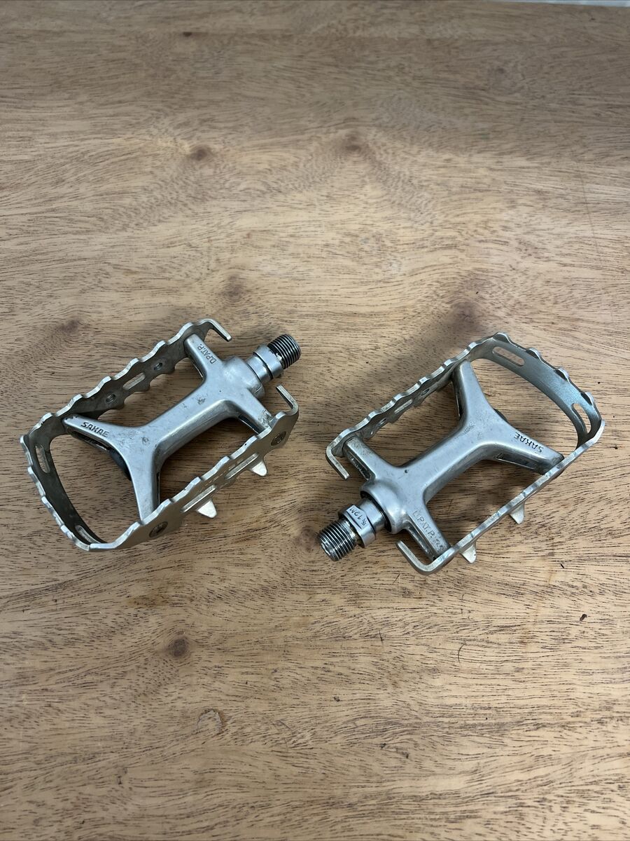 【再入荷】 Sakae Low Fat MTP-129 Mountain Bike Pedals Silver 9/16” | eBay フラットペダル