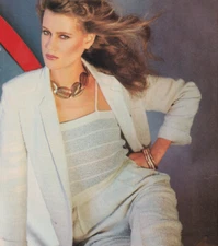 1980 Bonwit Teller Print Ad Advertisement Sexy Model Makeup