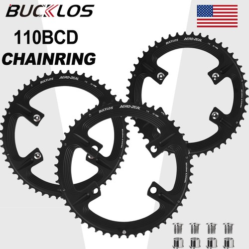 50/52/53T 110 BCD Single Bicycle Chainring 4 Bolts for Dura-Ace/Ultegra Shimano - 第 1/11 張圖片