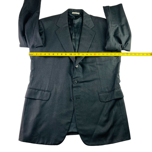 VTG Belvest Men’s 100% Wool 2-Button Blazer/Jacket Black • Italy • 42 R - Picture 10 of 10