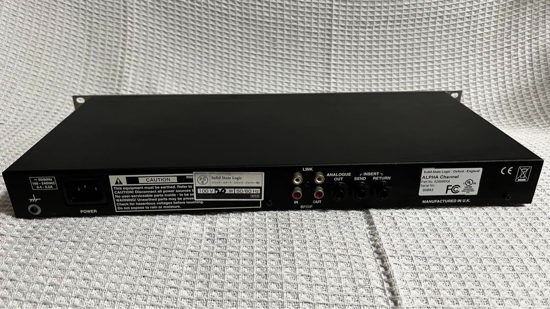 Solid State Logic SSL XLogic Alpha VHD Pre Mic Preamp 100V
