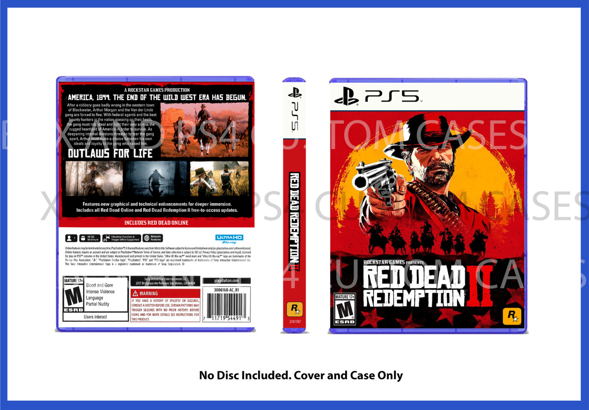 Custom RDR2 PS5 Case : r/reddeadredemption