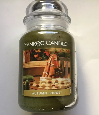 Yankee candle autumn lodge candle 22oz (609032129613)