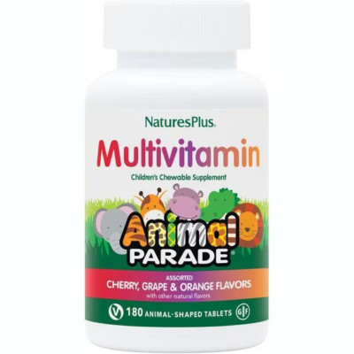 Natures Plus Animal Parade Children's Chewable multivitamins, 180 ct