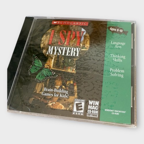 I Spy Mystery Brain Building Games for Kids! PC CD-ROM WIN/MAC Scholastic SEALED - Picture 4 of 4