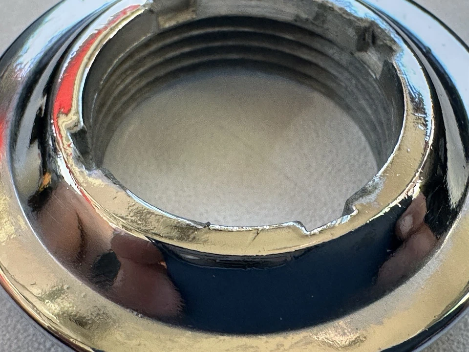 Espejo retrovisor eléctrico Ford Lincoln Town Car Mark VI 1981-1989 tuerca de joystick de ajuste OEM Foto 3 de 4