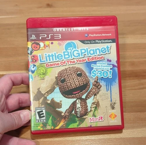 Sony LittleBigPlanet Game of the Year Edition PS3 Platformer 2009 E NTSC-U/C Ma…