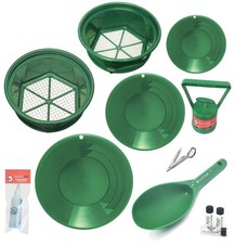 Sluice Fox 12 Pc Gold Panning Kit Green 