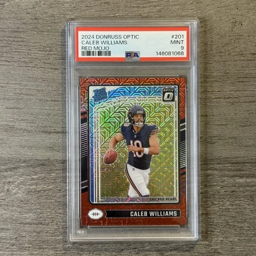 2024 Donruss Optic Caleb Williams Red Mojo PSA 9 - Rated Rookie