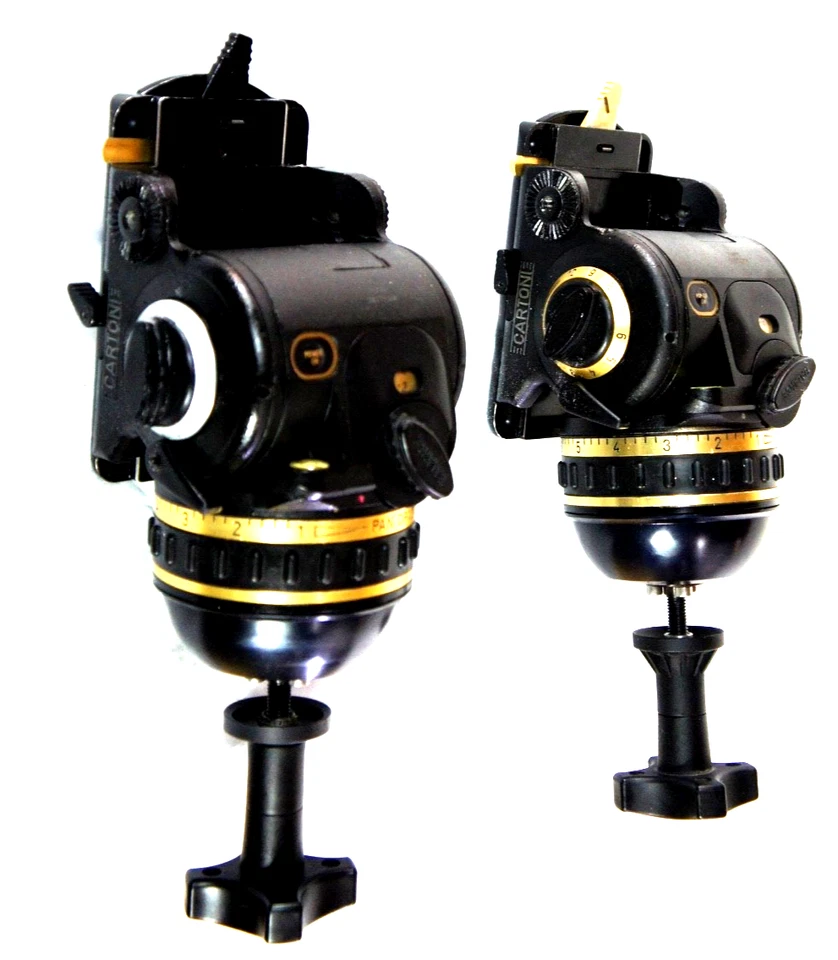 Cartoni GAMMA MASTER FLUID HEAD TDKNOB WEDGE CAMERA PL COUNTERBALANCE DISS 35Lbs - Image 3 of 4