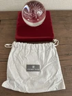 Steuben Galaxy Crystal Donald Pollard Signed  Velvet Base Excellent