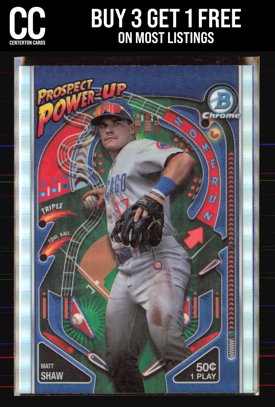 2024 Bowman Chrome #PP-16 Matt Shaw Prospect Power-Up Chicago Cubs