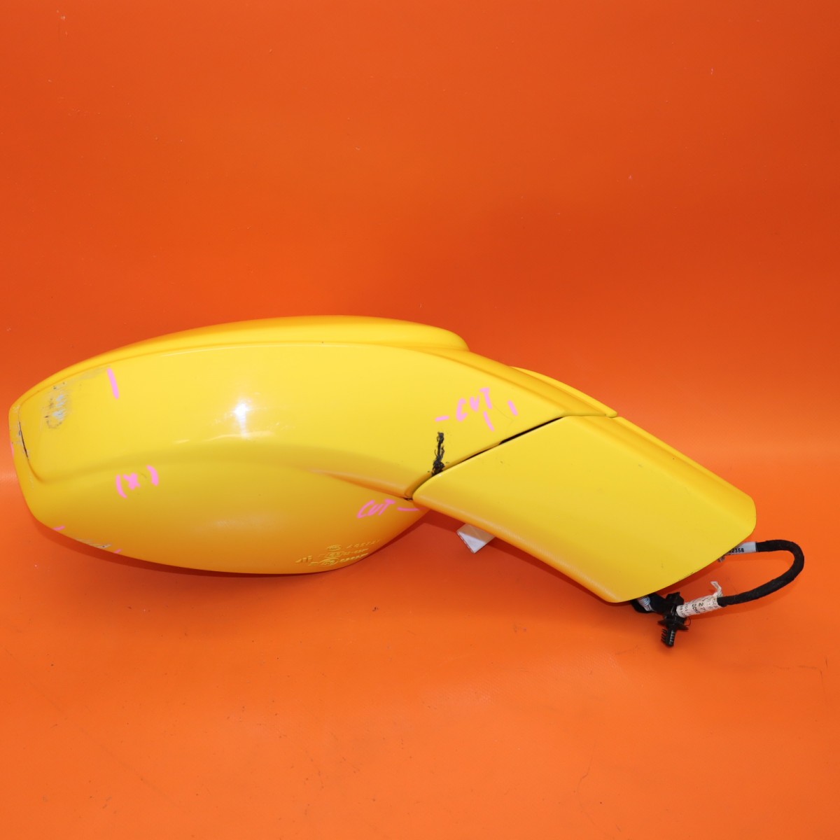 FERRARI 458 MIRROR RIGHT 2010 2011 2012 2013 2014 2015 OEM E9026374 DAMAGED