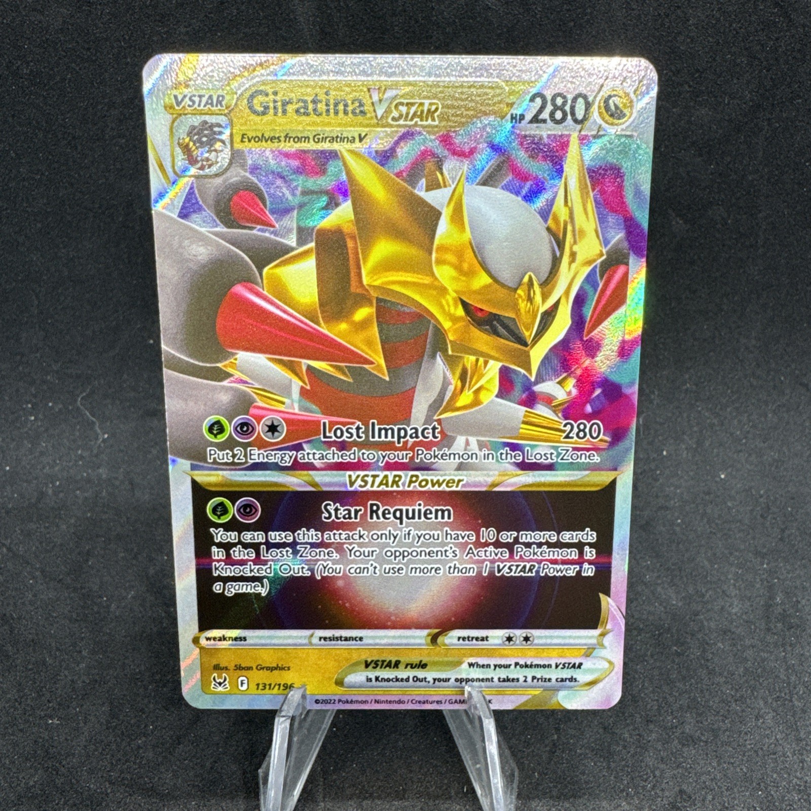 Giratina Vstar 131/196 Ultra Rare - Lost Origin Pokemon Card - NM