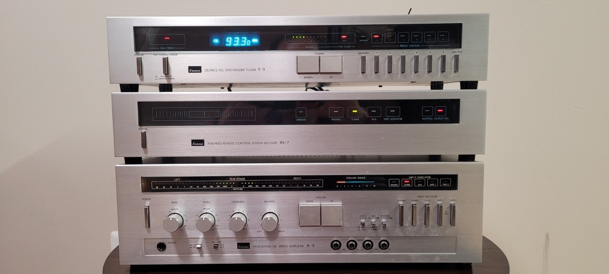 Sansui Stereo System A-9 Amplifier/ RS-7 Control System/ T-9 Tuner
