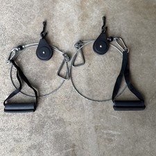 Cables de varilla Bowflex Power Pro 43" con asas poleas ganchos se detiene ENVÍO GRATUITO