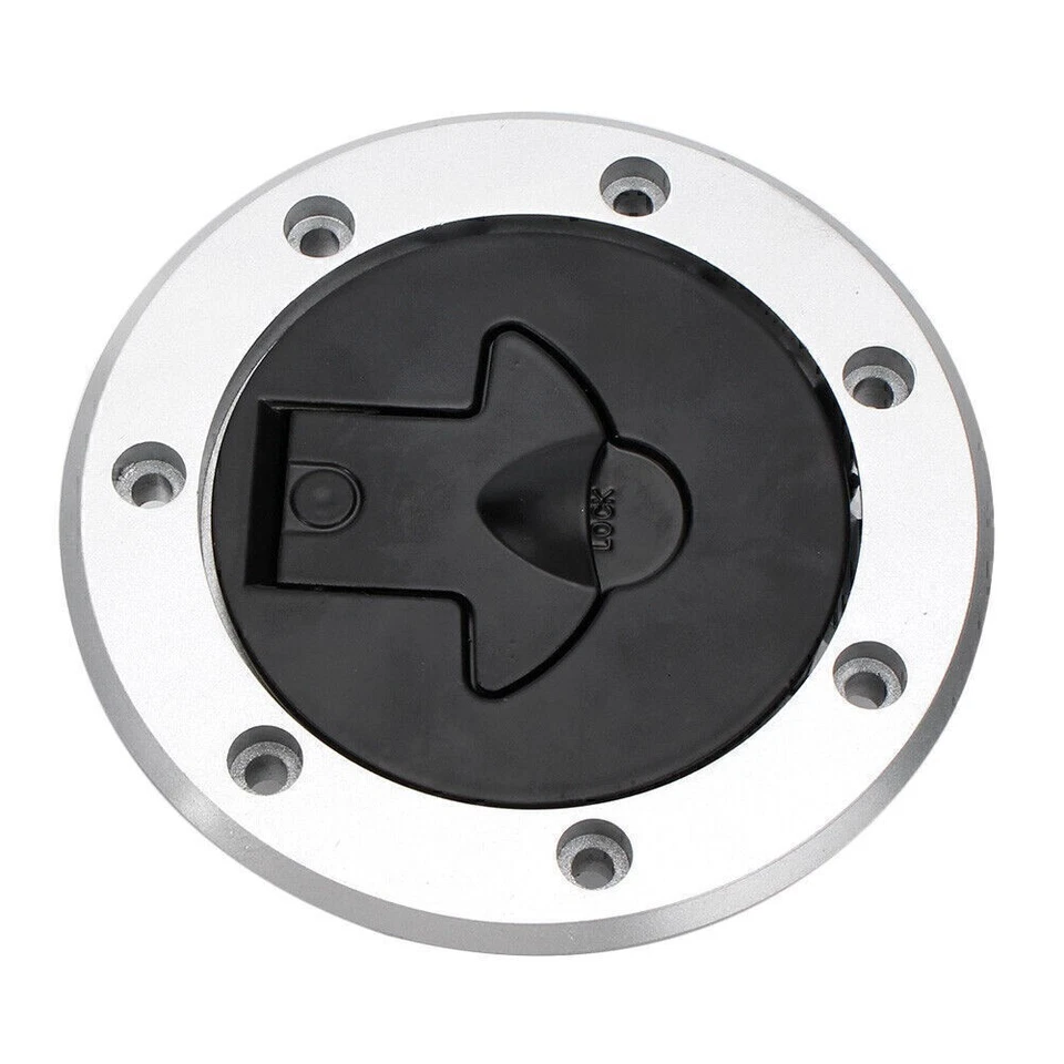 Cerradura universal de la tapa del tanque de combustible y gasolina con llave para Kawasaki Ninja ZX6R ZX9R Foto 3 de 4