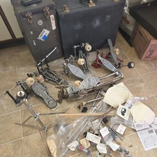 HUGE Drum Pedal Lot DW5000 Ludwig Pearl Sonor Slingerland Aquarian Case Single