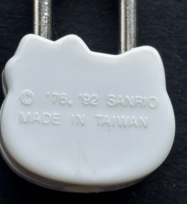 Hello Kitty Padlock and Keys Set | Vintage 90s | Sanrio Retro