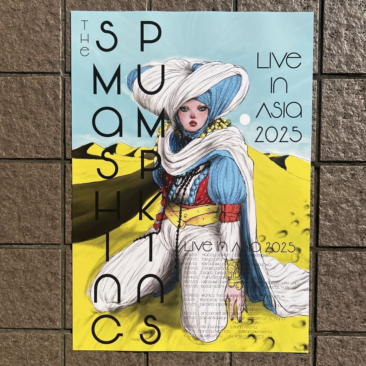 smashing pumpkins Live inJapan 2025 ポスター Smashing Pumpkins / Asia Tour 2025 Original Official Gig Poster A2