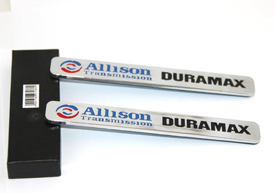 2Pack Autotuning OEM Allison Transmission Duramax Emblem 2500Hd Compatible with