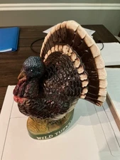 Vintage Austin Nichols Wild Turkey Ceramic #8 Empty Decanter Bottle