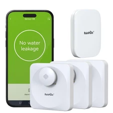 RAINPOINT Floating WiFi Water Leak Detector for Home Basement 3 Pack with Hub