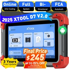 XTOOL USED D7 Auto All System Diagnostic Bidirectional Key Programming Scanner