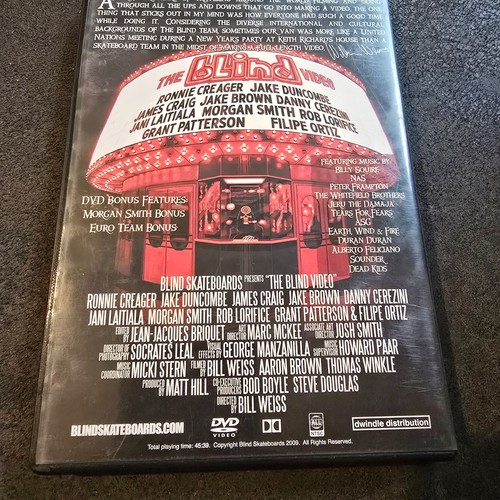 BLIND Video 2009 DVD James Craig Ronnie Creager Jake Brown Skateboarding Film - Picture 4 of 7