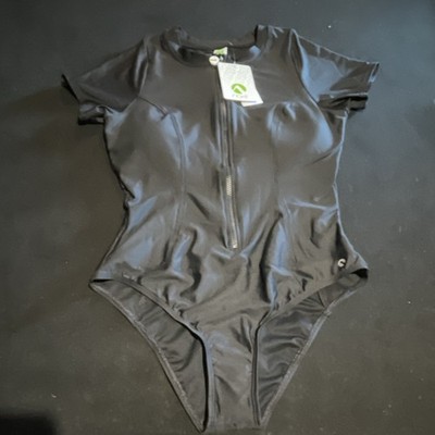 Next by Athena Malibu Zip One Piece Swimsuit XL Sport Swimming