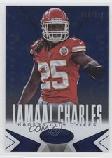 2014 Certified Hot Box Blue Camo 10/100 Jamaal Charles #50 0f3