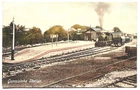 Railway postcard showing Gunnislake Station 1900s