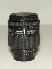 Nikon AF NIKKOR 28-105mm F/3.5-4.5 D Zoom Macro Full Frame Lens w/Caps