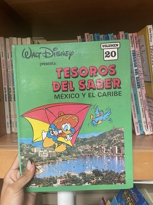 Vintage 1990s Walt Disney Tesoros del Saber Hardcover Español- All Volumes
