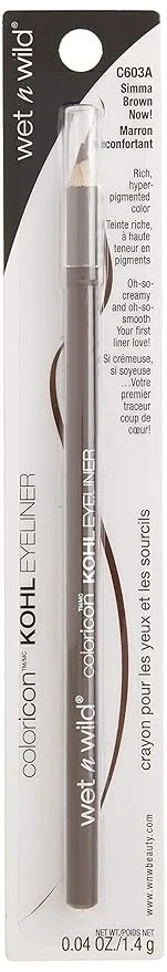 Wet N Wild Color Icon Kohl Liner Pencil 603 A Simma Brown Now! - image 2 of 4